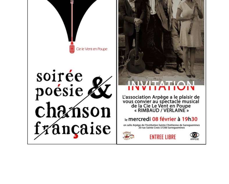 SOIRÉE POÉSIE & CHANSON FRANÇAISE
