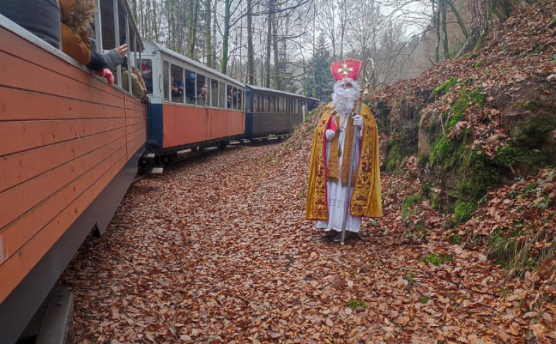 Train d'Abreschviller pendant la Saint Nicolas