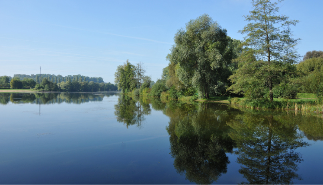 Slider (grand) - Etang bleu ciel