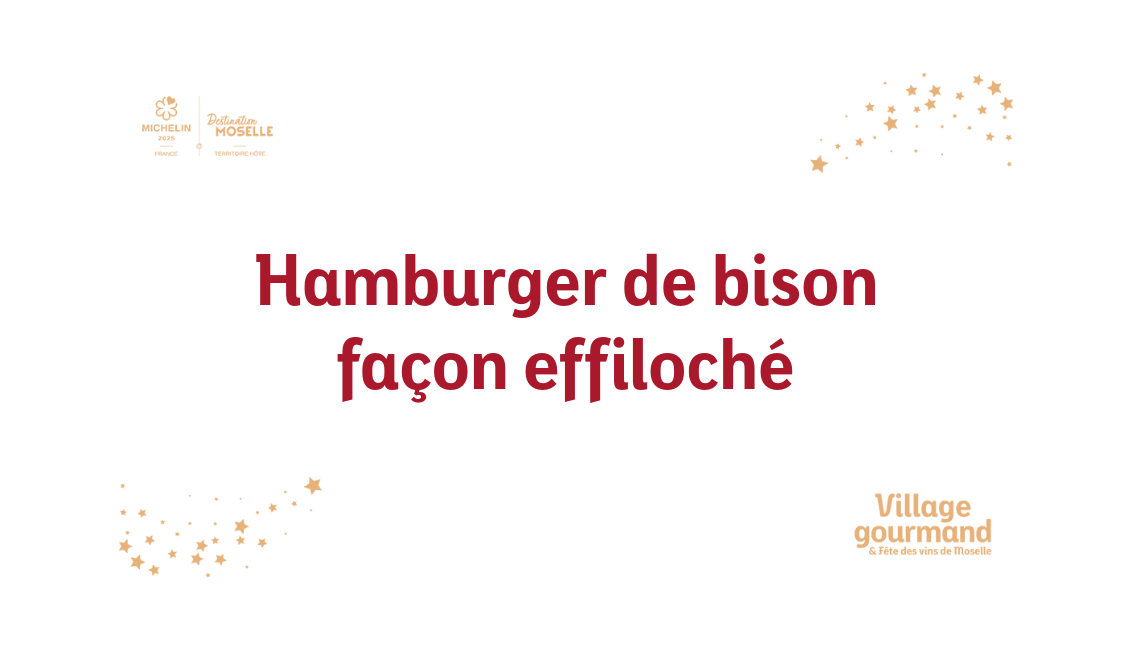 menu du ranch des bisons