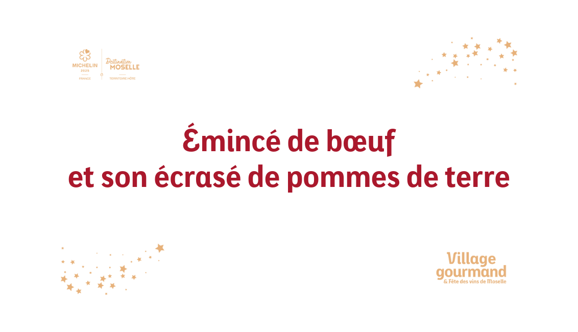 menu des chefs de cuisine du département