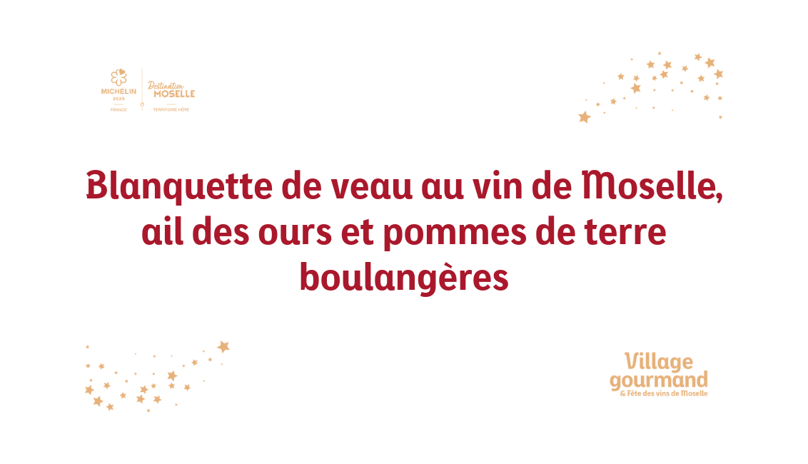 menu d'un chef à la maison