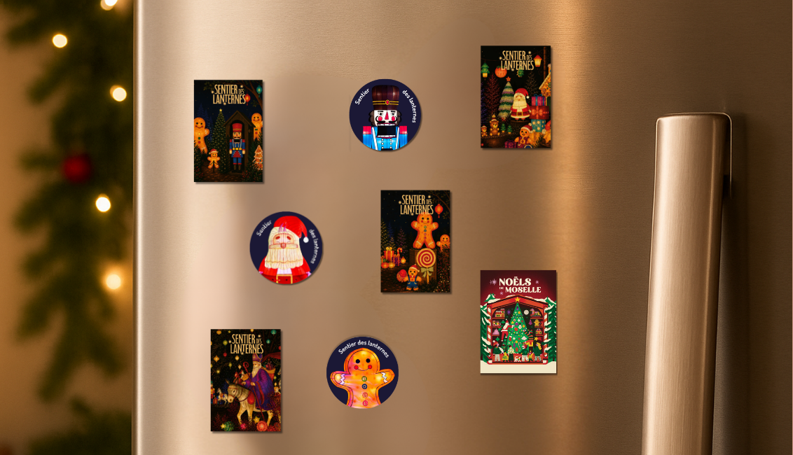 magnet sur un frigo