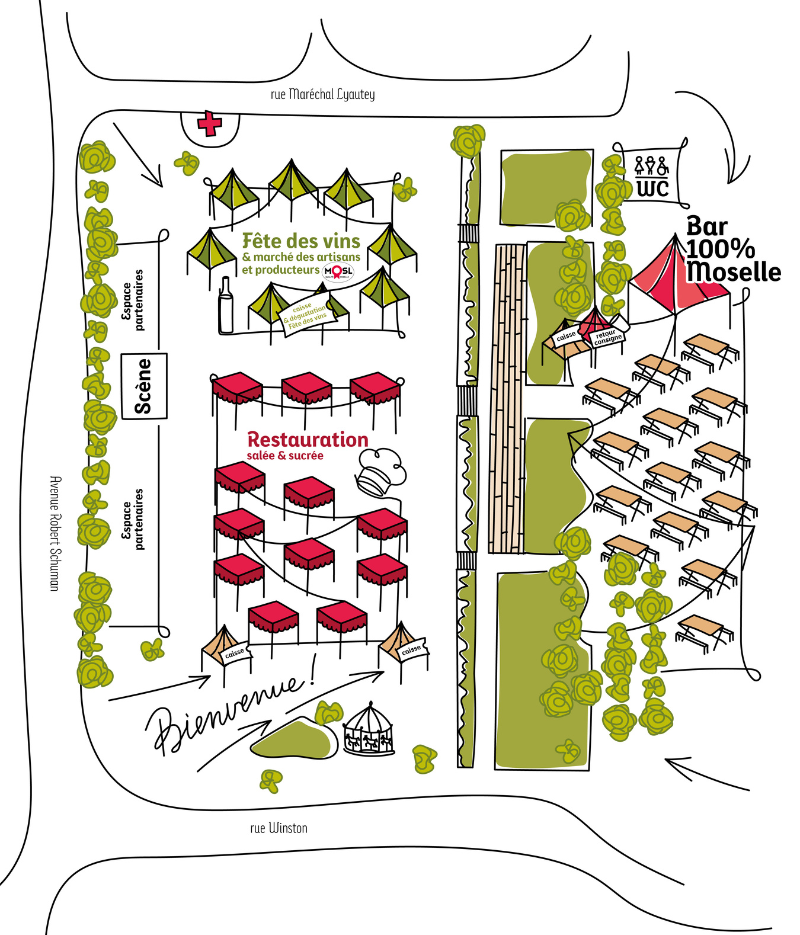 Plan Village Gourmand
