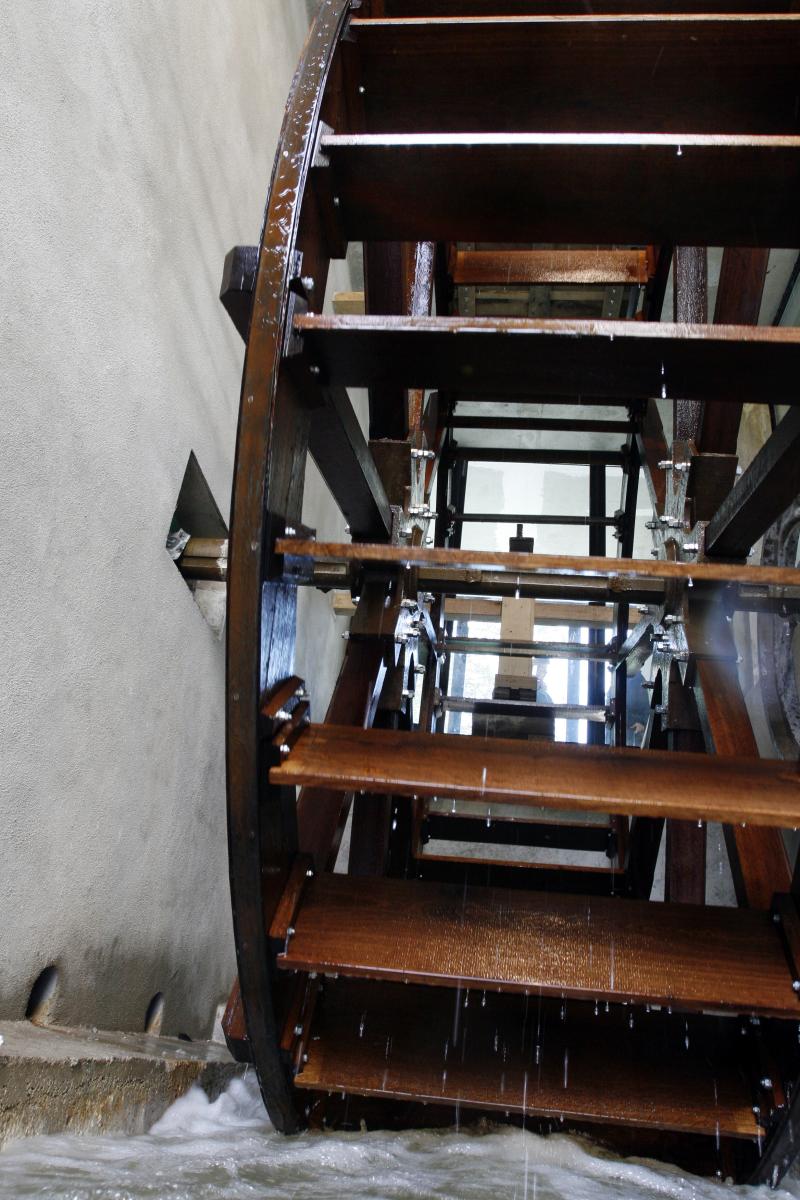 interieur du moulin de buding
