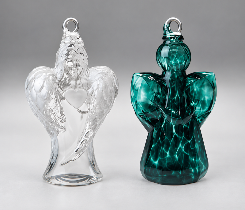 les deux boules ange de la cristallerie lehrer
